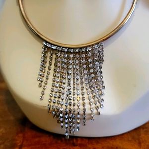 Gold tone Rhinestone Necklace